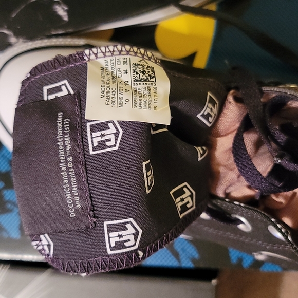 Converse DC Comics Chuck Taylor AllStar 70 Hi Batman Flash & WW Men-10 W-12 Rare - Picture 6 of 10